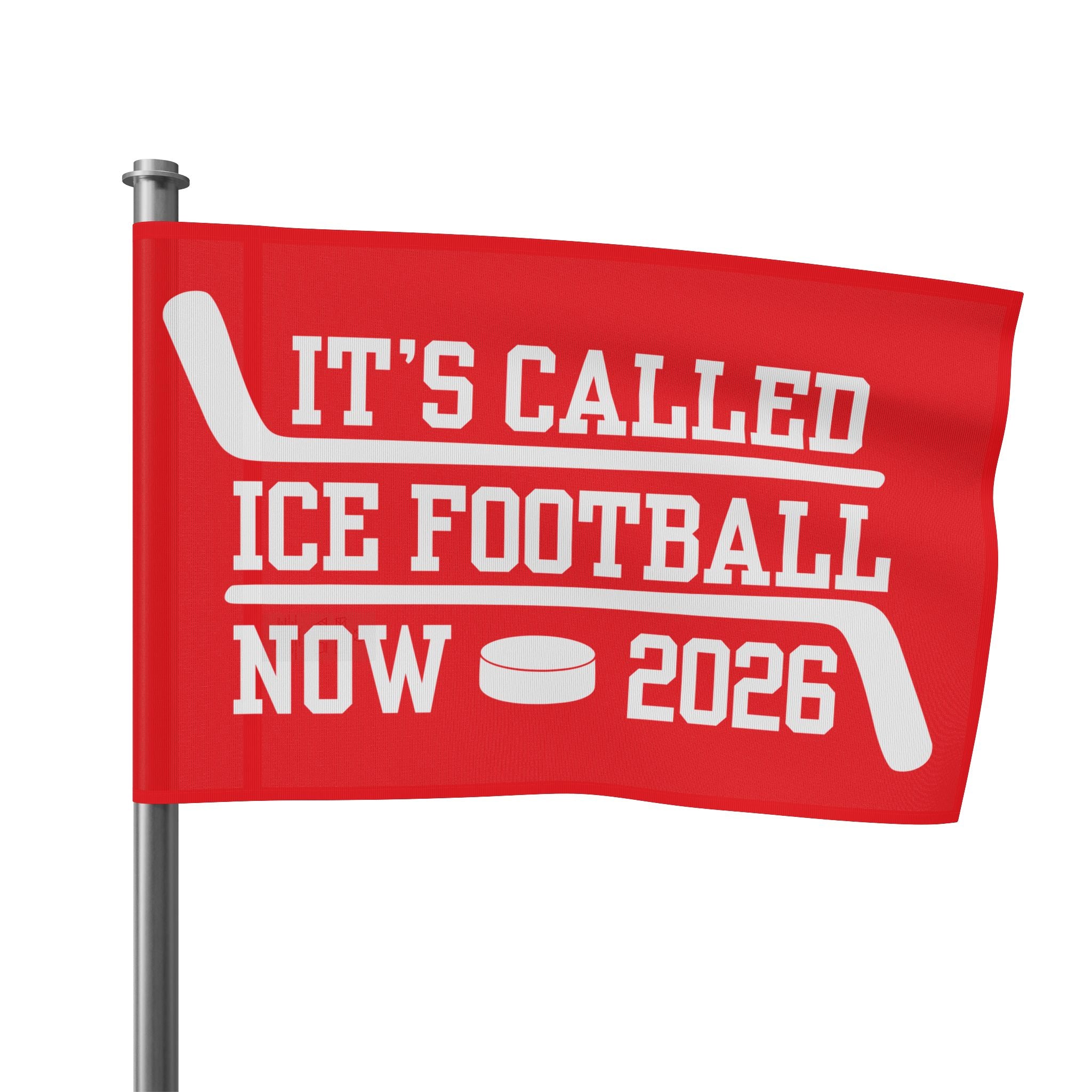 It’s Called Ice Football Now – US Hockey Edition Flag
