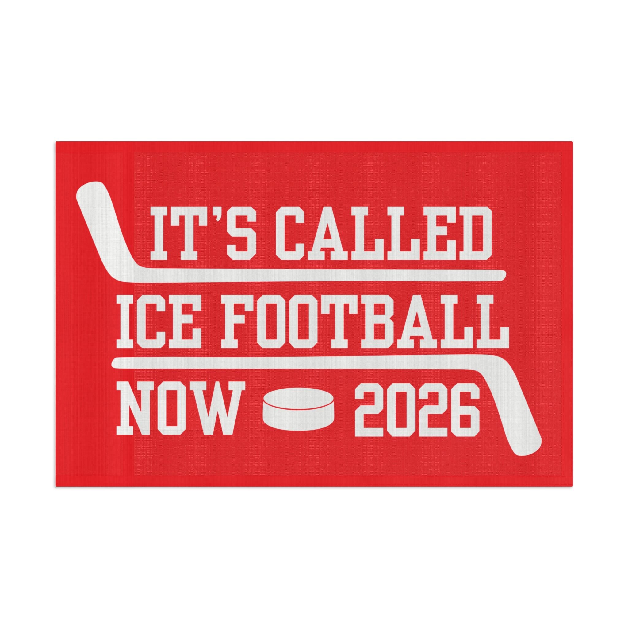 It’s Called Ice Football Now – US Hockey Edition Flag