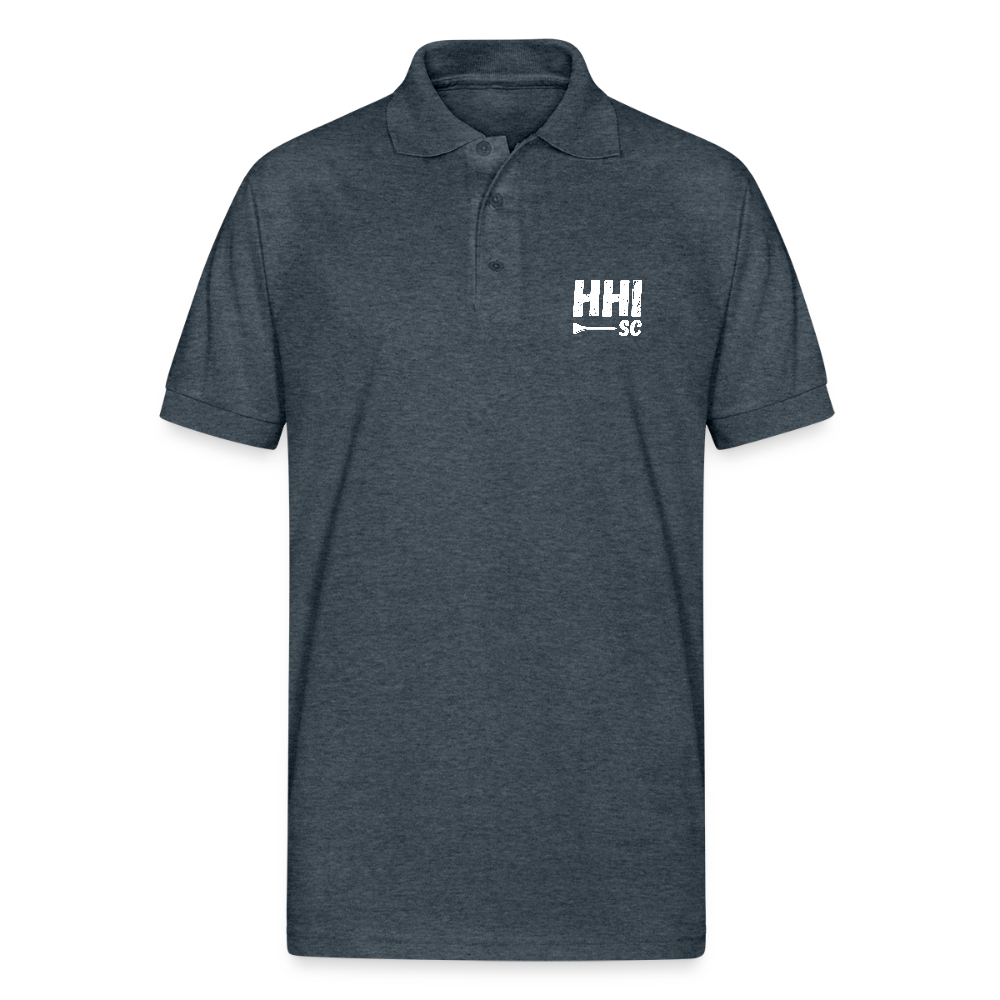 HHI SC Golf Tee Polo (Unisex) - deep heather