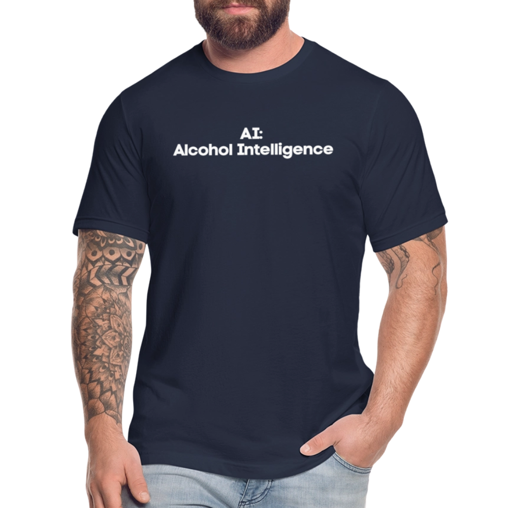 AI: Alcohol Intelligence Tee - navy