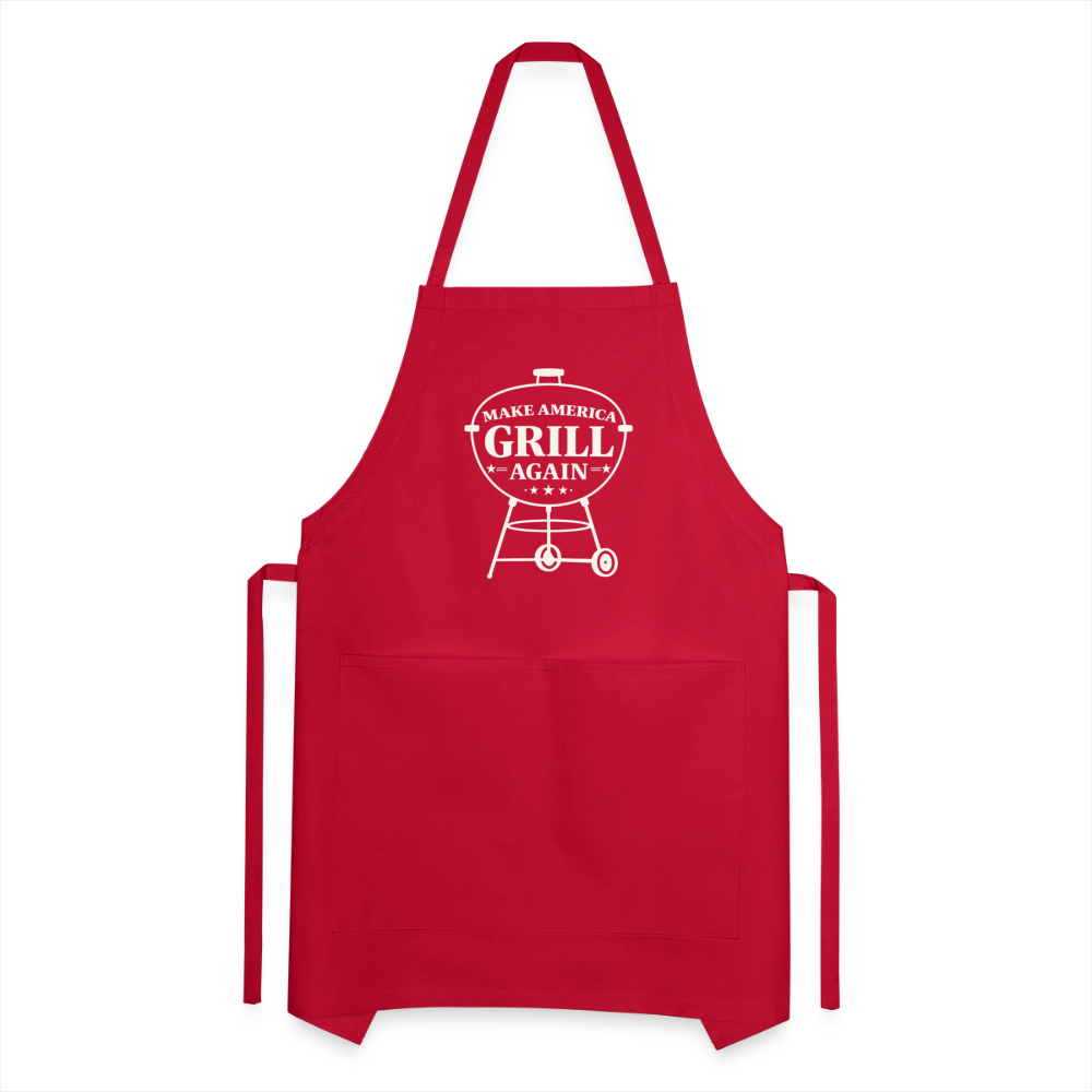 Make America Grill Again Apron - red