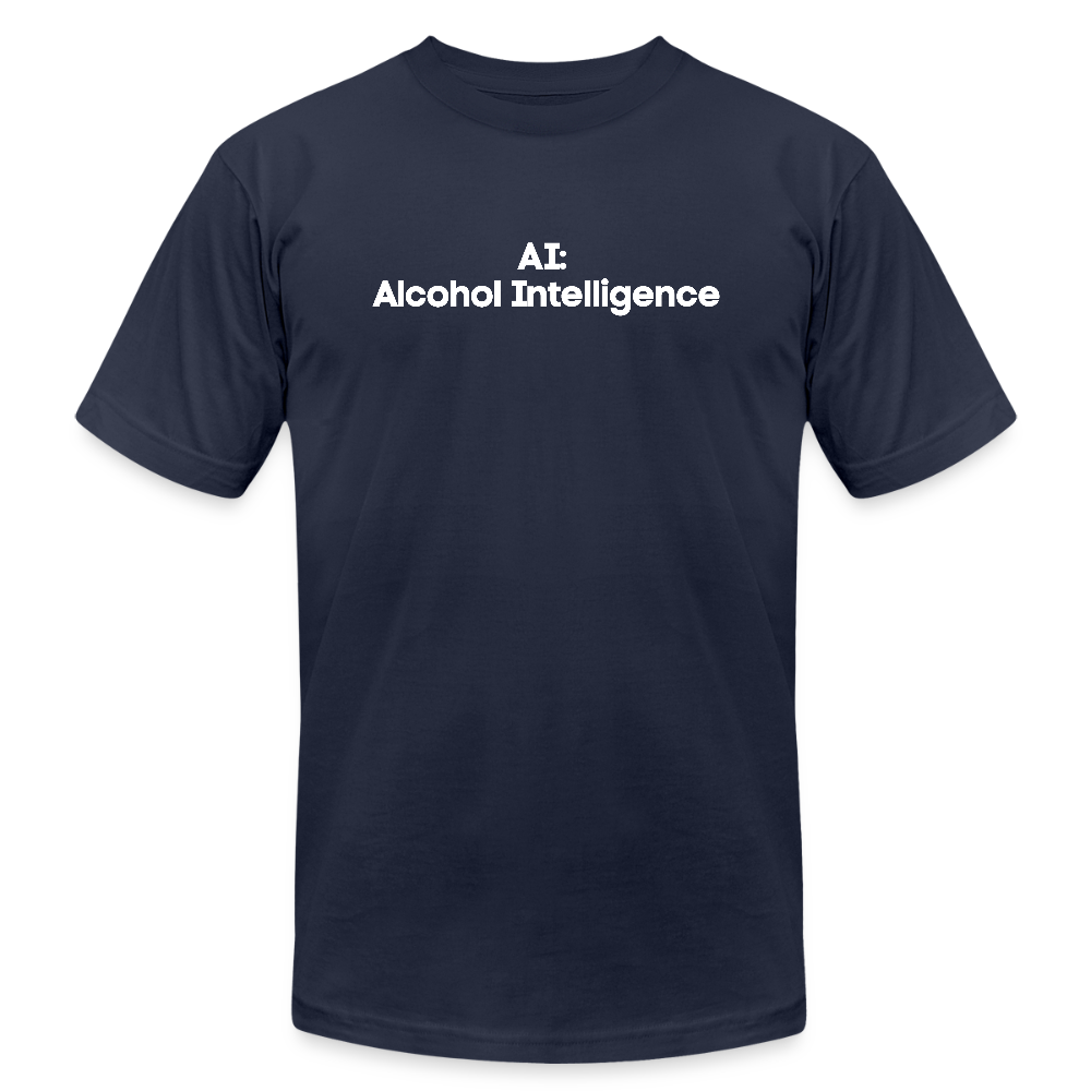 AI: Alcohol Intelligence Tee - navy