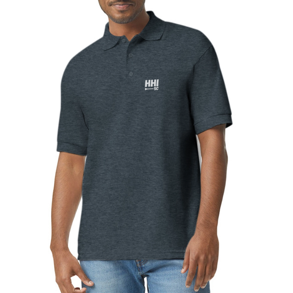 HHI SC Golf Tee Polo (Unisex) - deep heather
