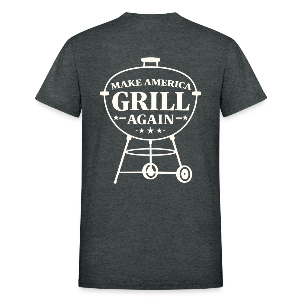 Make America Grill Again T-Shirt - deep heather
