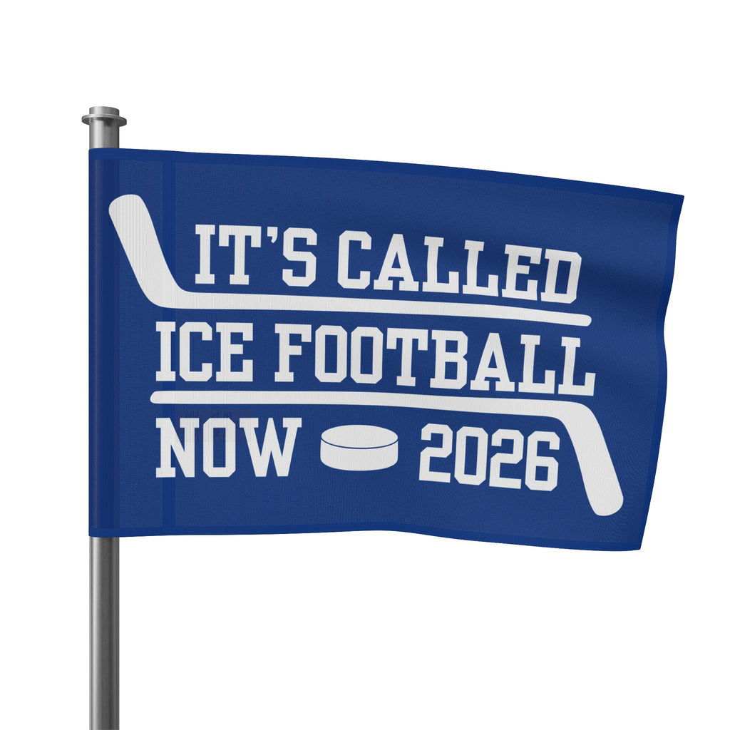 It’s Called Ice Football Now – US Hockey Edition Flag