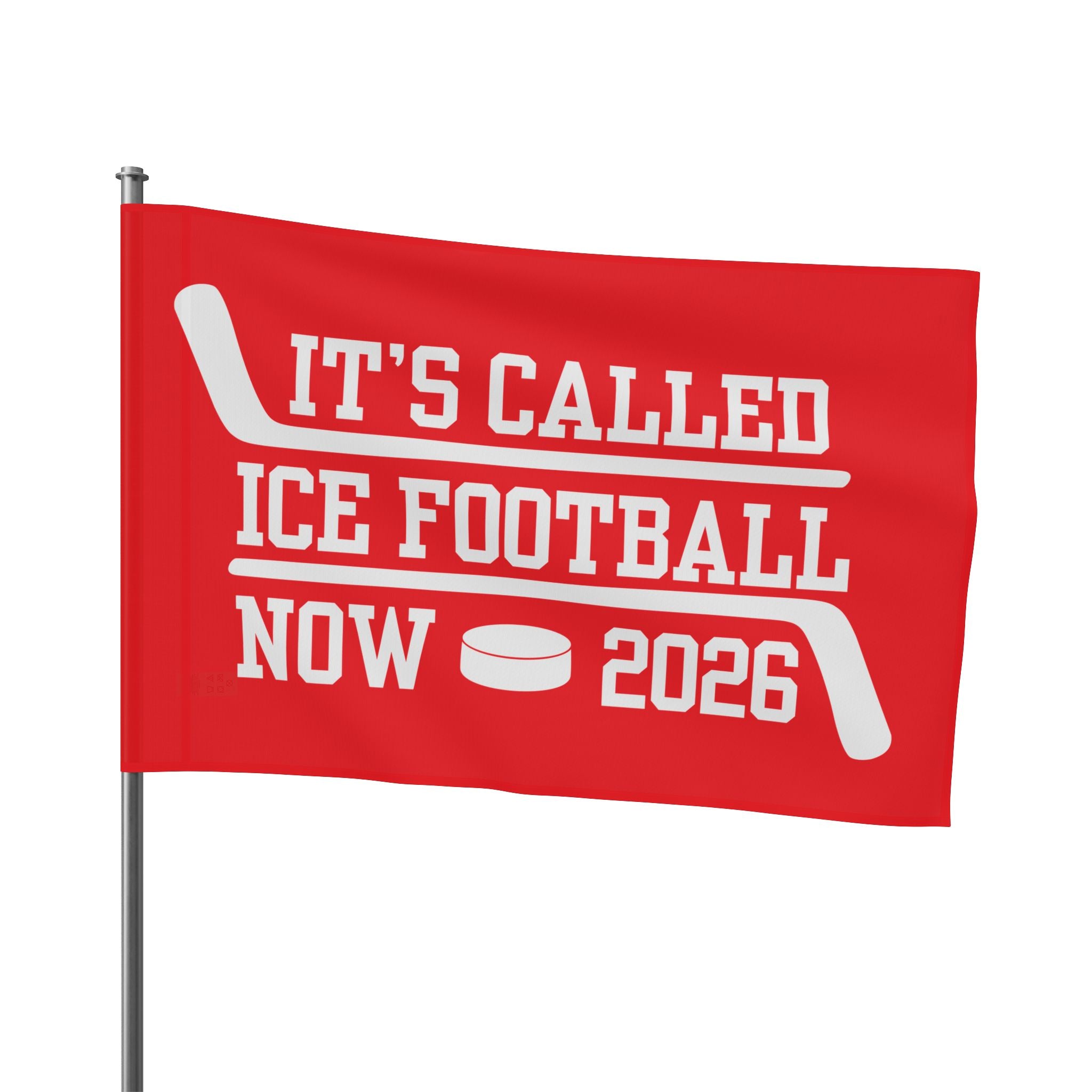 It’s Called Ice Football Now – US Hockey Edition Flag