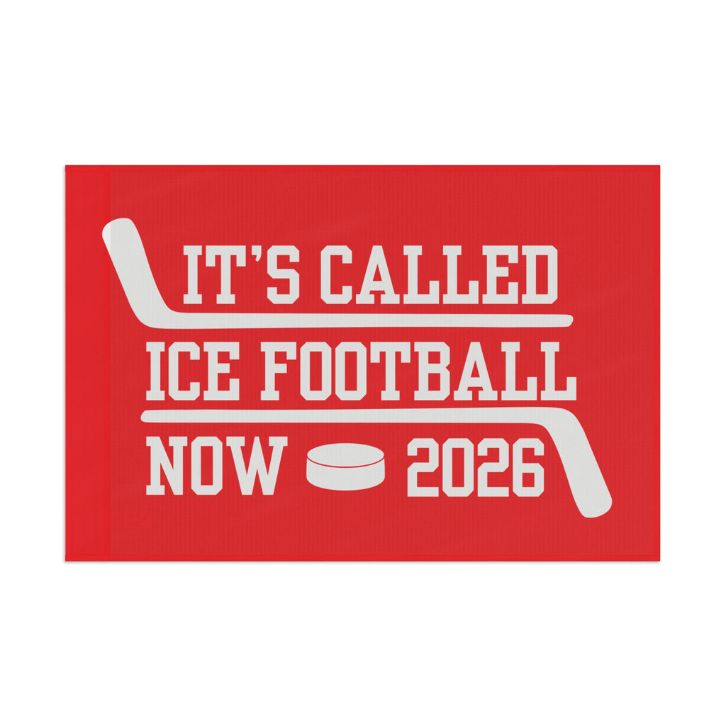 It’s Called Ice Football Now – US Hockey Edition Flag