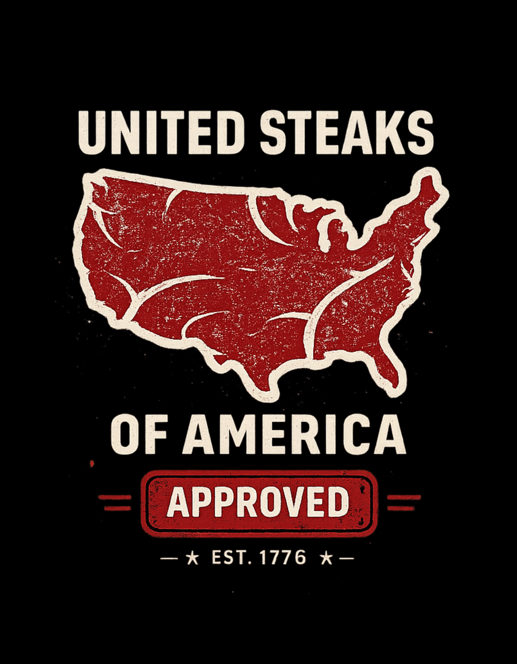 United Steaks of America Apron (Est. 1776)